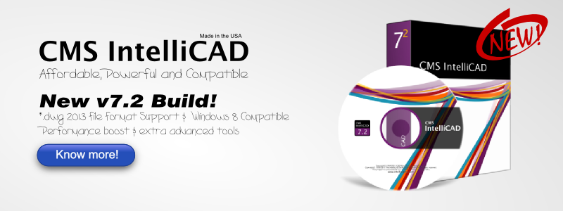 NEW CMS IntelliCAD 7.2 